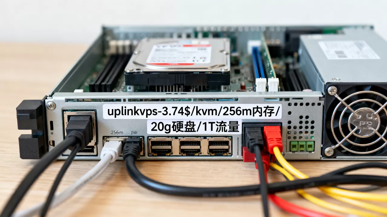 uplinkvps-3.74$/kvm/256m内存/20g硬盘/1T流量 uplinkvps-3.74$/kvm/256m内存/20g硬盘/1T流量