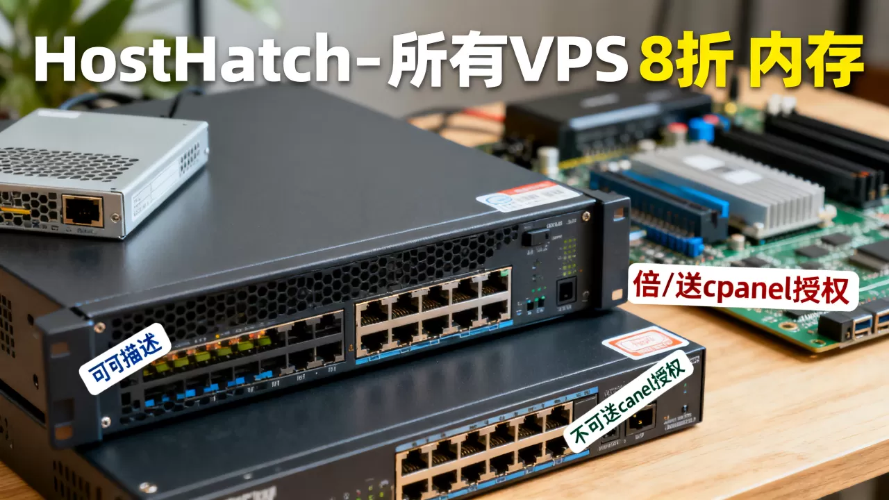 HostHatch-所有VPS 8折 内存"不可描述"倍/送cpanel授权 HostHatch-所有VPS 8折 内存"不可描述"倍/送cpanel授权