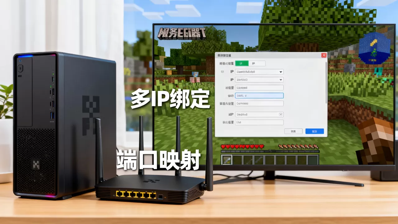 我的世界服务器只能一个IP怎么解决,MC服务器多IP设置? 我的世界服务器只能一个IP怎么解决,MC服务器多IP设置?