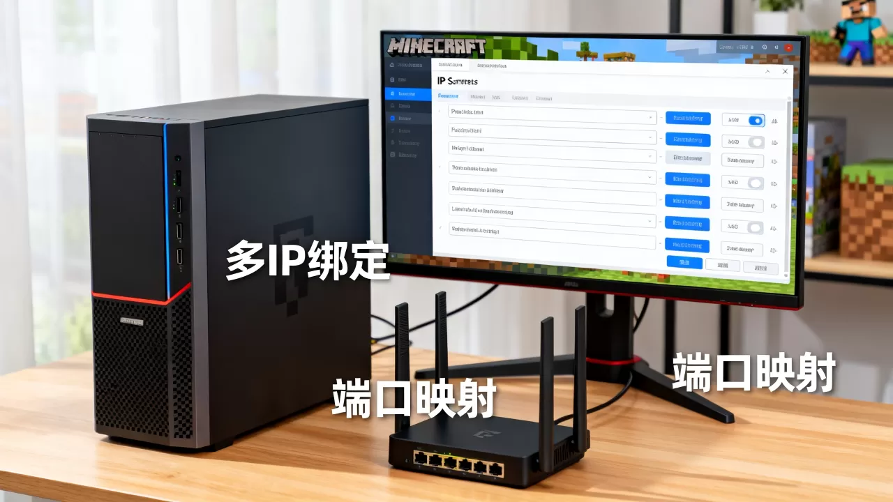 我的世界服务器只能一个IP怎么解决,MC服务器多IP设置? 我的世界服务器只能一个IP怎么解决,MC服务器多IP设置?