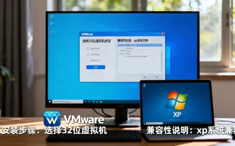 vmware 32位虚拟机如何安装？，xp系统兼容吗？