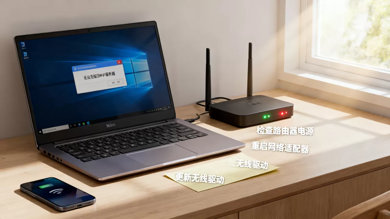 win10 wifi服务器失败该怎么处理,是什么原因 win10 wifi服务器失败该怎么处理,是什么原因