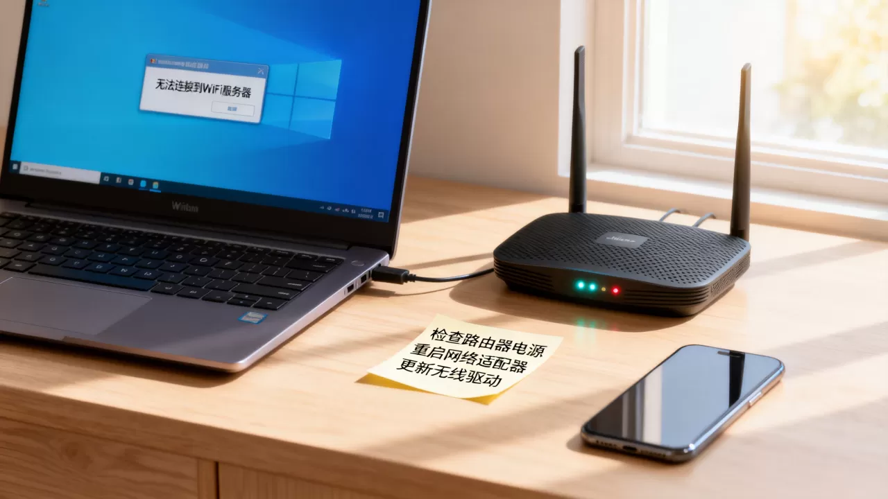 win10 wifi服务器失败该怎么处理,是什么原因 win10 wifi服务器失败该怎么处理,是什么原因