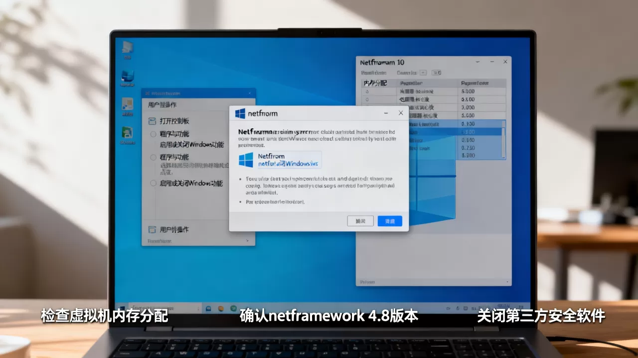 虚拟机装netframework报错如何解决,win10虚拟机安装失败原因? 虚拟机装netframework报错如何解决,win10虚拟机安装失败原因?