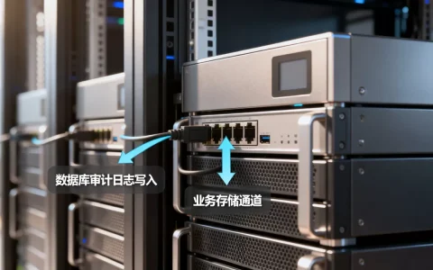 数据库审计日志的写入不应挤占业务存储通道
