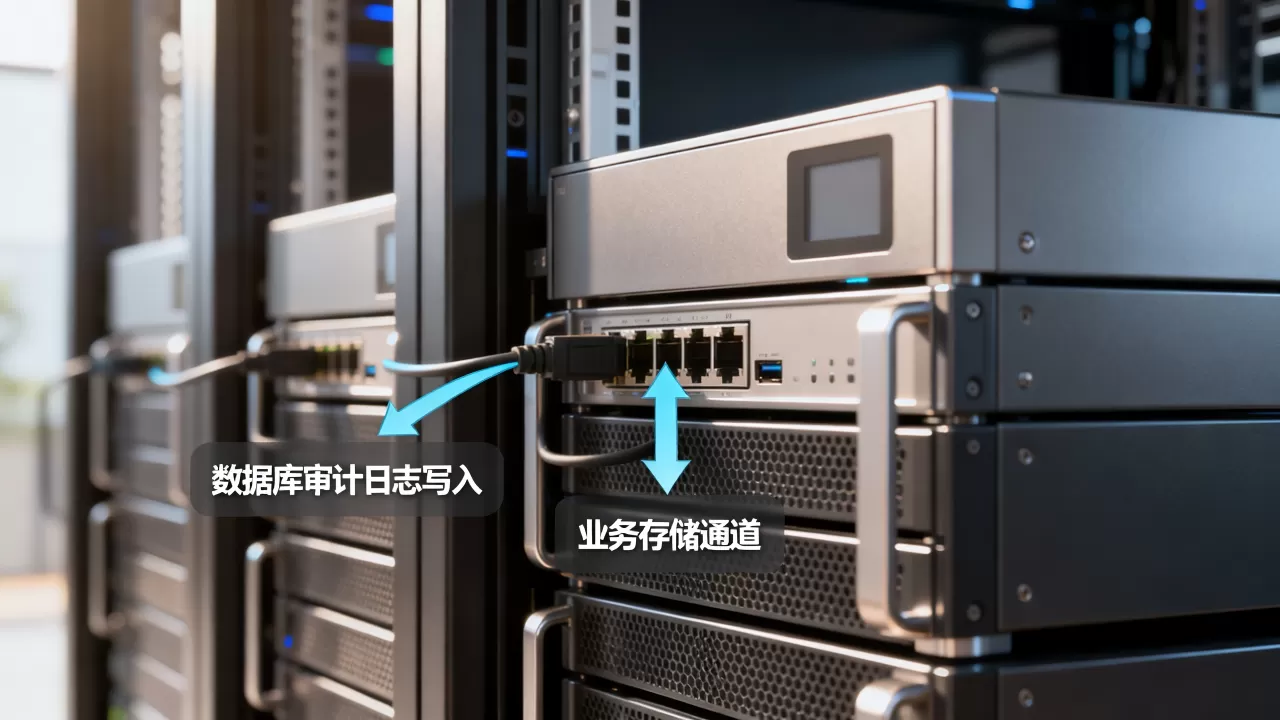 数据库审计日志的写入不应挤占业务存储通道 数据库审计日志的写入不应挤占业务存储通道