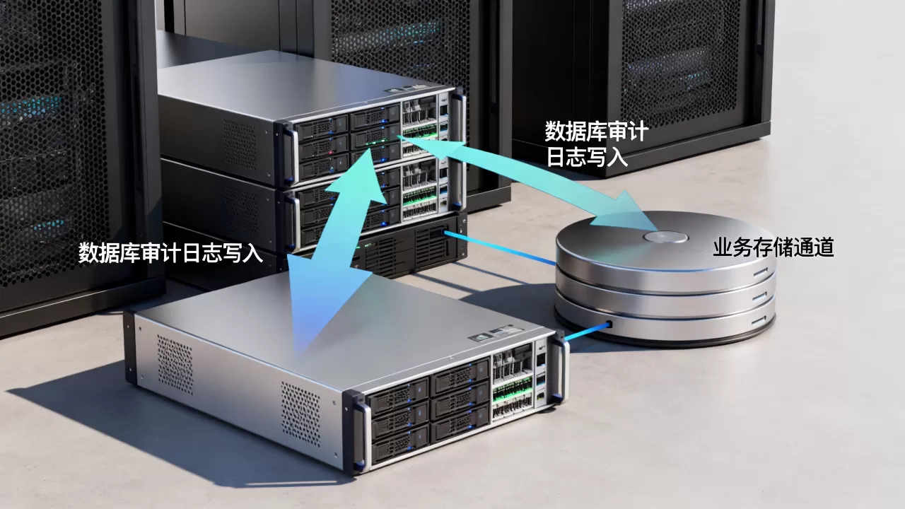 数据库审计日志的写入不应挤占业务存储通道 数据库审计日志的写入不应挤占业务存储通道