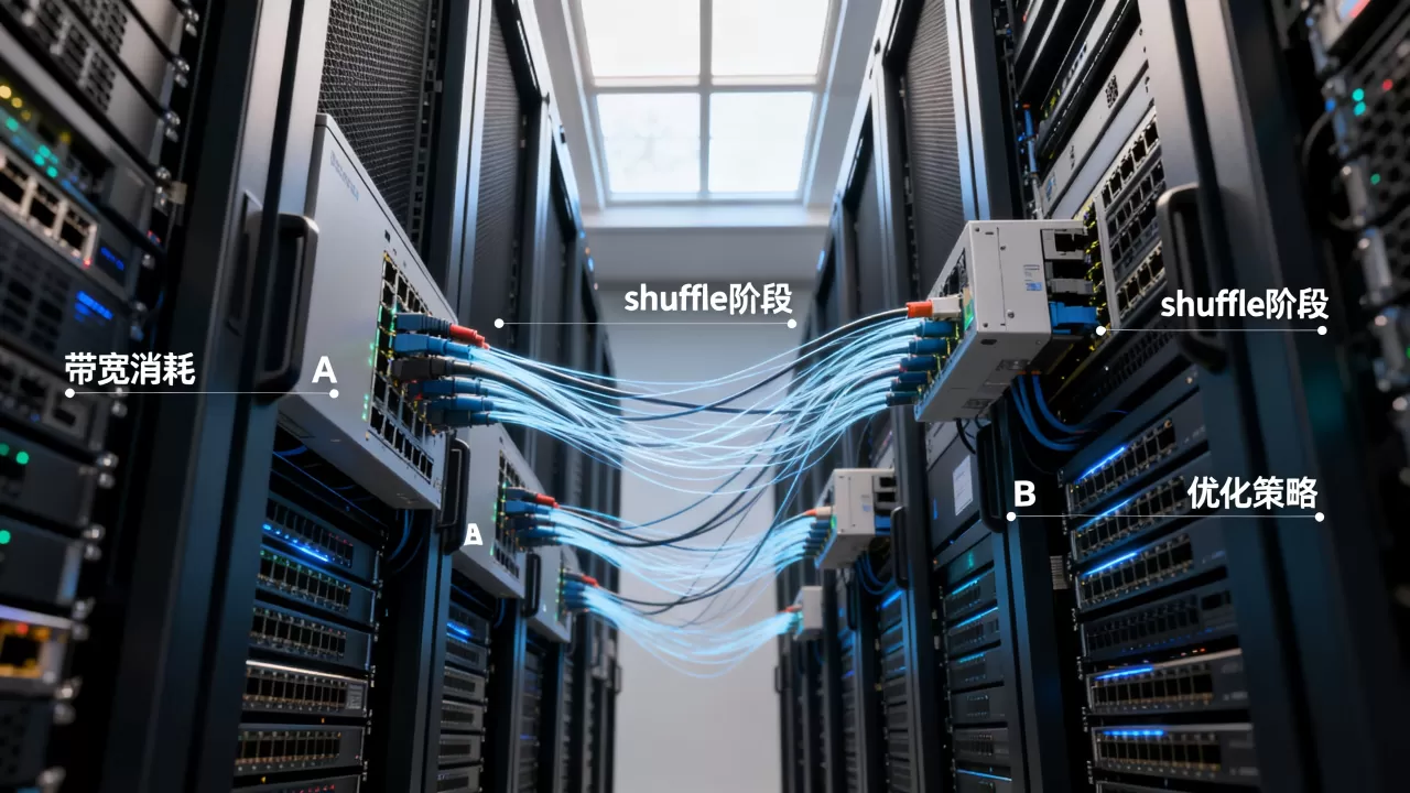 批处理作业的shuffle阶段为何带宽消耗极大?,如何优化网络性能 批处理作业的shuffle阶段为何带宽消耗极大?,如何优化网络性能
