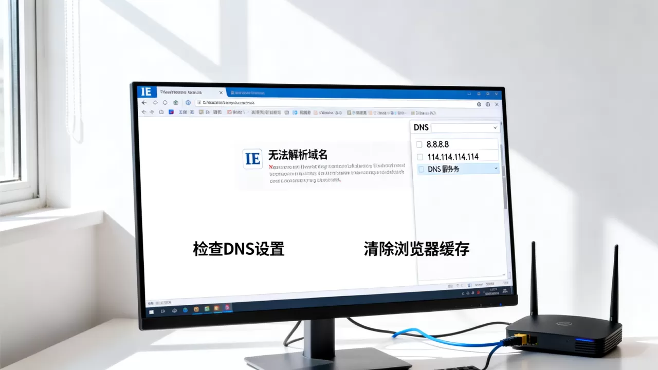 IE浏览器无法解析域名怎么解决,dns解析失败是什么原因 IE浏览器无法解析域名怎么解决,dns解析失败是什么原因