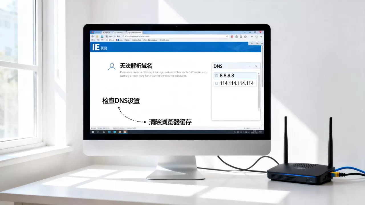 IE浏览器无法解析域名怎么解决,dns解析失败是什么原因 IE浏览器无法解析域名怎么解决,dns解析失败是什么原因