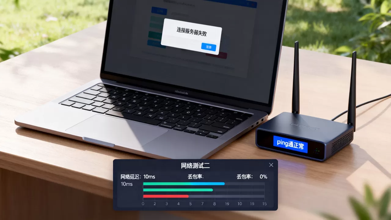 能ping通却连接服务器失败是什么原因,怎么解决? 能ping通却连接服务器失败是什么原因,怎么解决?