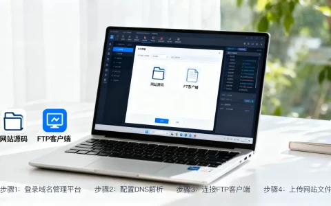 新手怎么把网站上传到域名空间，网站上传到服务器步骤有哪些？