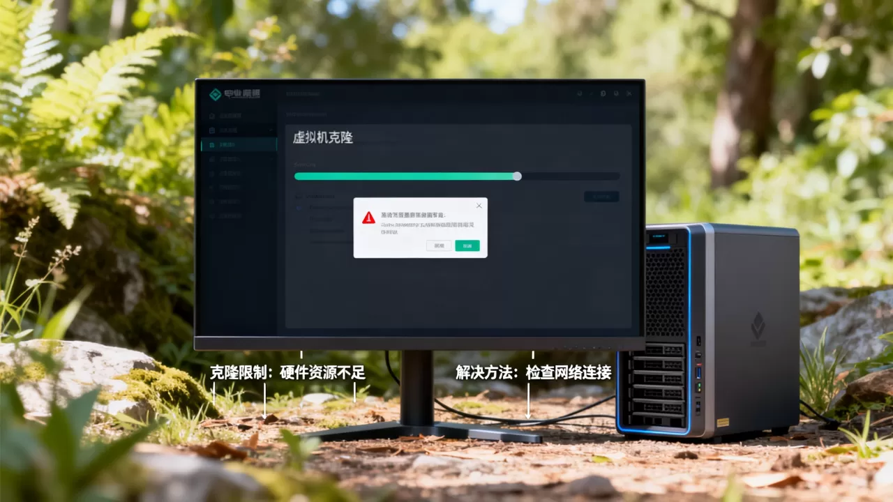 虚拟机克隆限制有哪些?,克隆失败如何解决? 虚拟机克隆限制有哪些?,克隆失败如何解决?