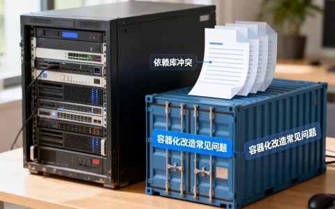 老旧应用容器化时依赖库冲突怎么解决，容器化改造常见问题有哪些