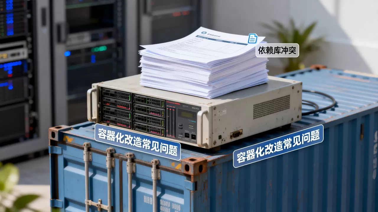 老旧应用容器化时依赖库冲突怎么解决,容器化改造常见问题有哪些 老旧应用容器化时依赖库冲突怎么解决,容器化改造常见问题有哪些