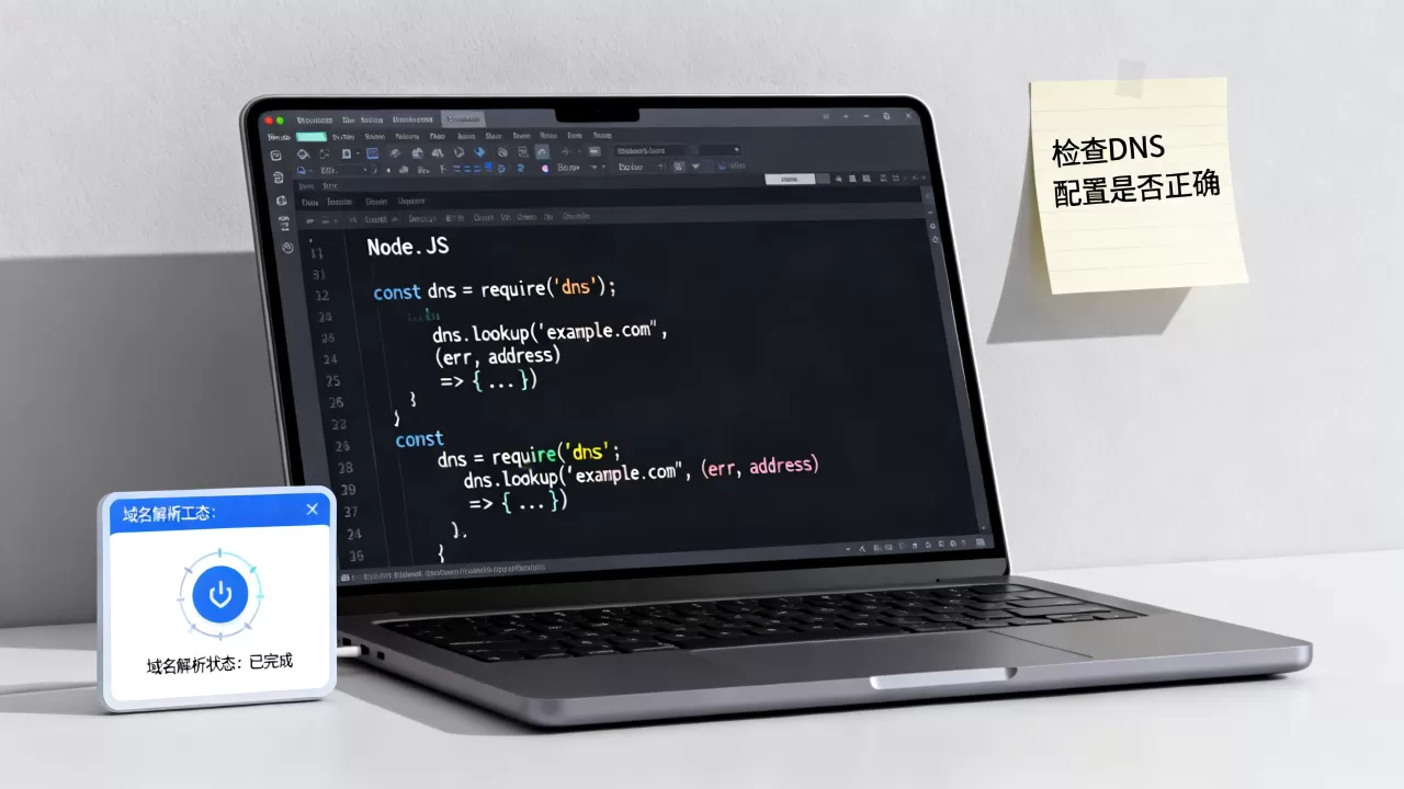 Node.js如何解析和绑定域名,域名解析后无法访问怎么办? Node.js如何解析和绑定域名,域名解析后无法访问怎么办?