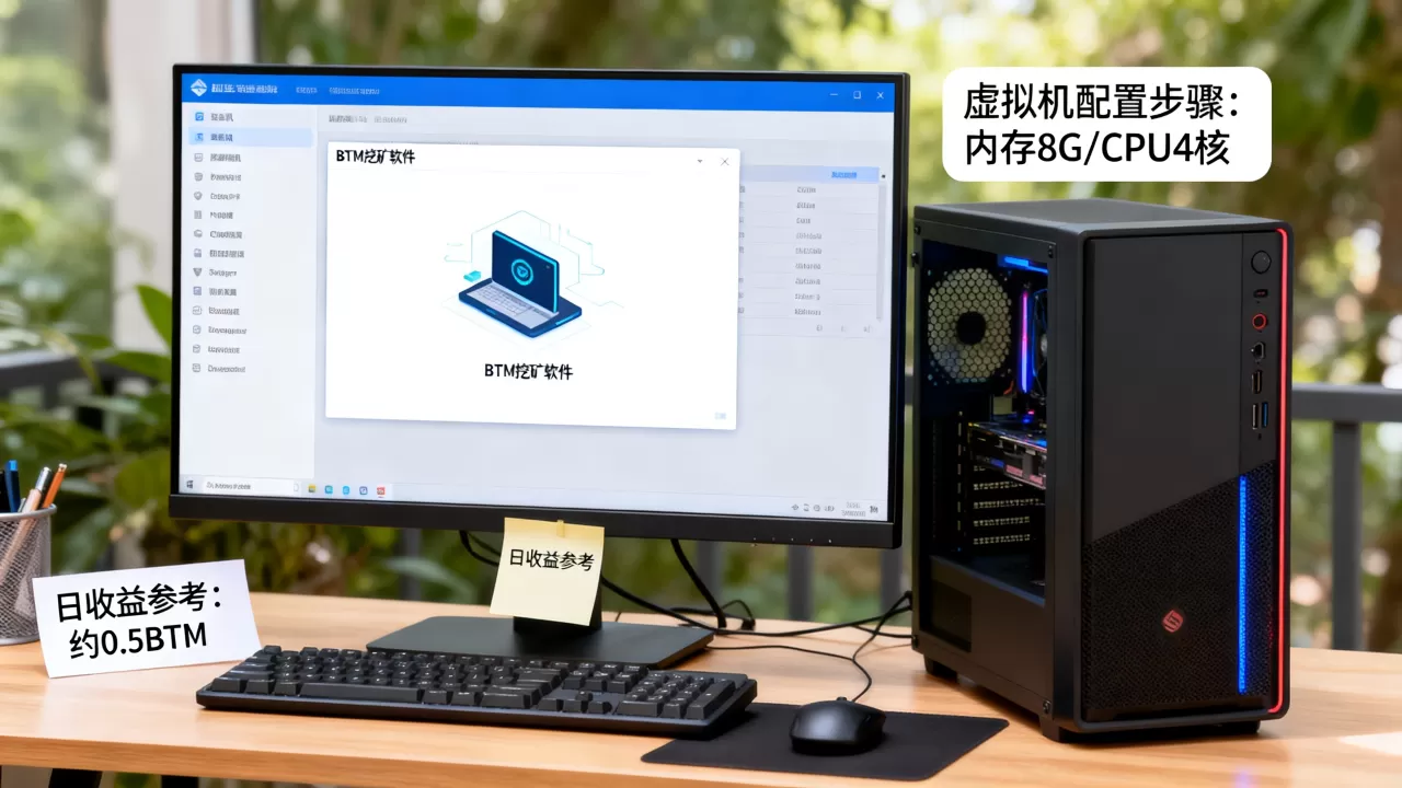 虚拟机挖BTM怎样配置才不踩坑,新手挖矿一天能赚多少? 虚拟机挖BTM怎样配置才不踩坑,新手挖矿一天能赚多少?