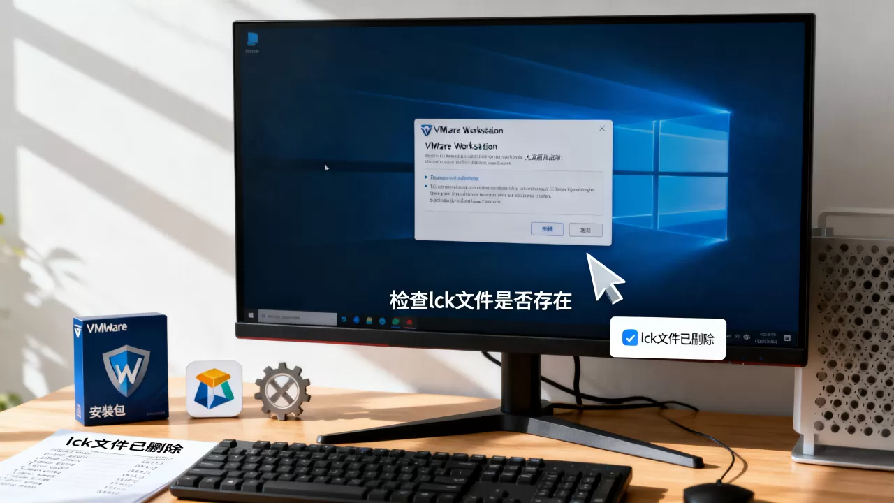 虚拟机删了lck文件为何打不开,vmware无法启动怎么修复 虚拟机删了lck文件为何打不开,vmware无法启动怎么修复