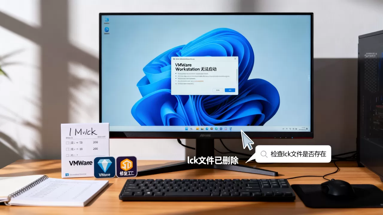 虚拟机删了lck文件为何打不开,vmware无法启动怎么修复 虚拟机删了lck文件为何打不开,vmware无法启动怎么修复