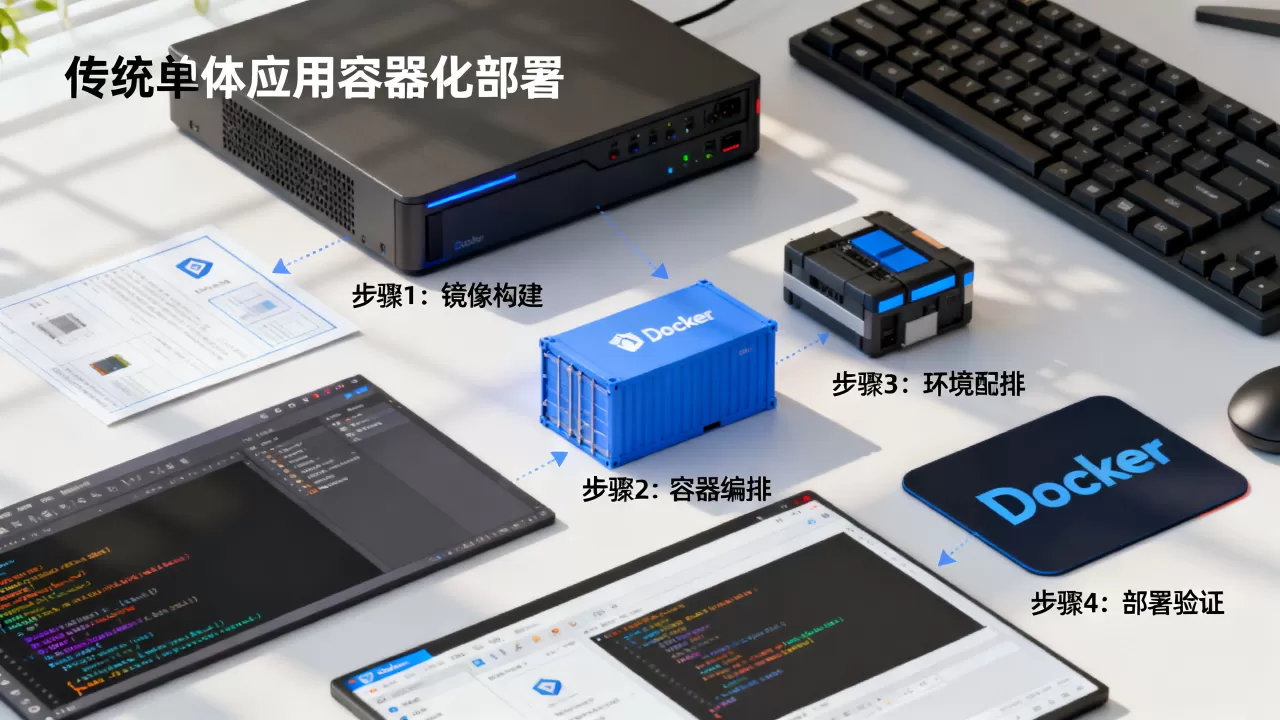 传统单体应用如何容器化部署,容器化部署详细步骤是什么 传统单体应用如何容器化部署,容器化部署详细步骤是什么