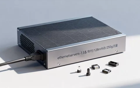 ethernetservers-7.5$/年付/128m内存/250g流量