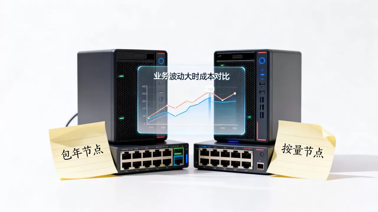 业务波动大时怎么搭配包年和按量节点,哪种更省钱? 业务波动大时怎么搭配包年和按量节点,哪种更省钱?