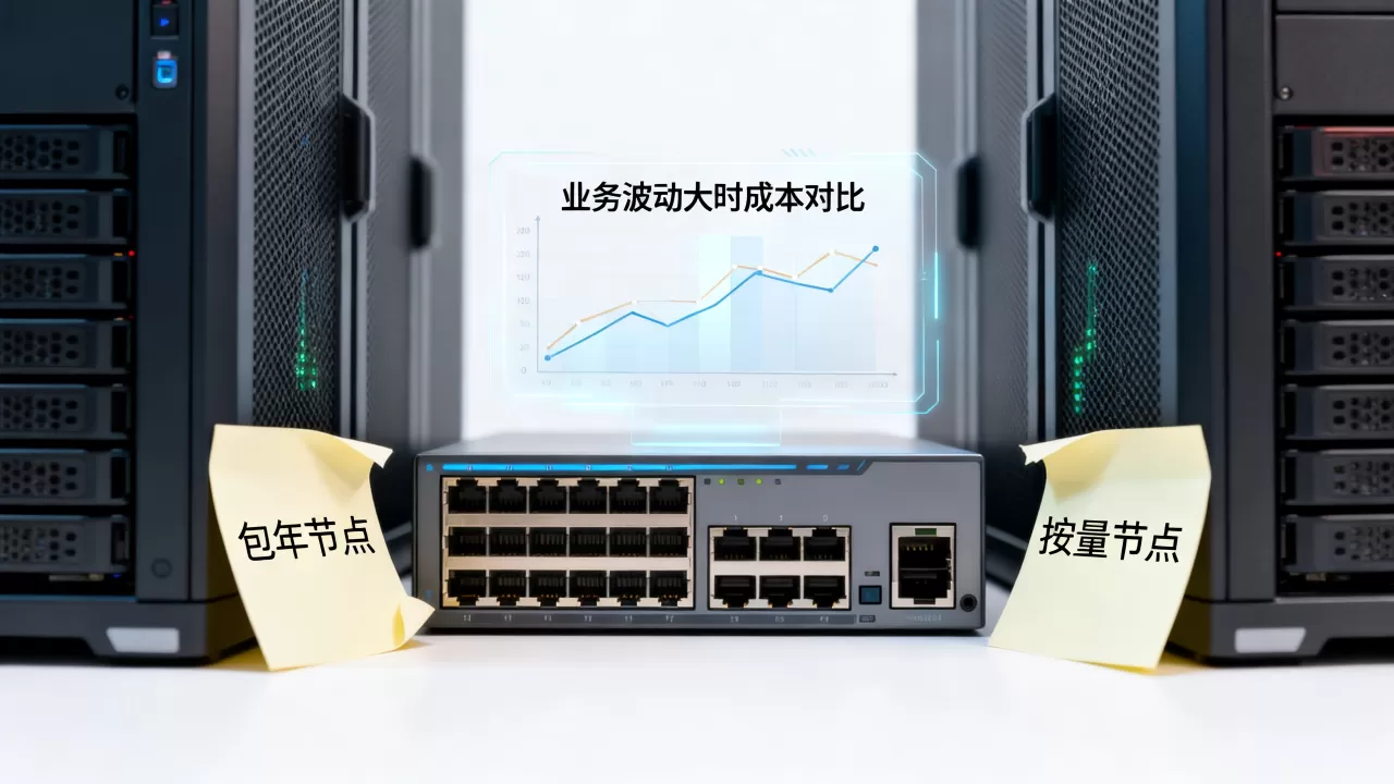 业务波动大时怎么搭配包年和按量节点,哪种更省钱? 业务波动大时怎么搭配包年和按量节点,哪种更省钱?