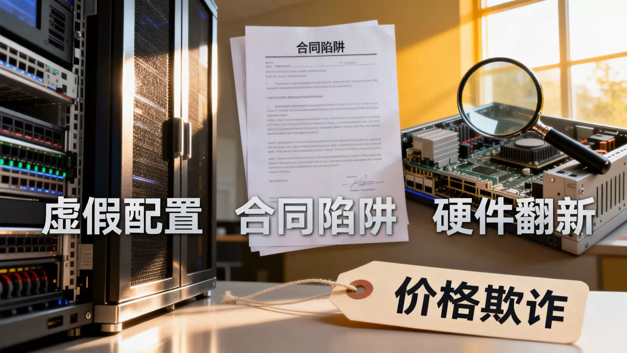 卖服务器常见骗局有哪些,买服务器需要注意什么? 卖服务器常见骗局有哪些,买服务器需要注意什么?