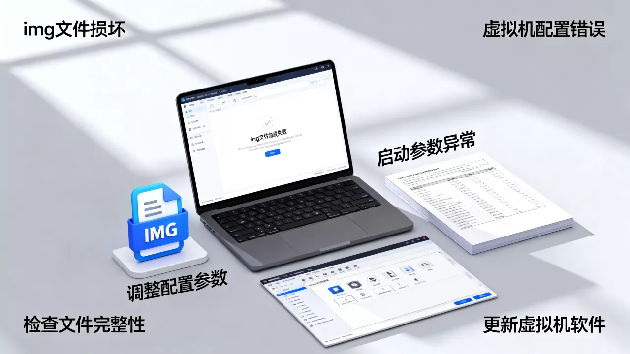 img文件虚拟机启动崩溃怎么处理,常见故障原因有哪些 img文件虚拟机启动崩溃怎么处理,常见故障原因有哪些