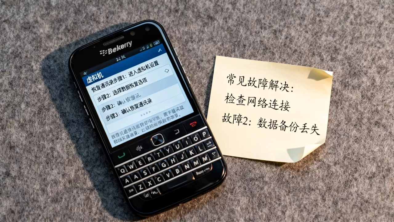 黑莓虚拟机更新后怎么恢复通讯录,常见故障解决? 黑莓虚拟机更新后怎么恢复通讯录,常见故障解决?
