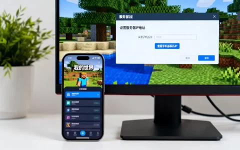 我的世界服务器IP地址怎么设置，手机版联机IP地址怎么查看