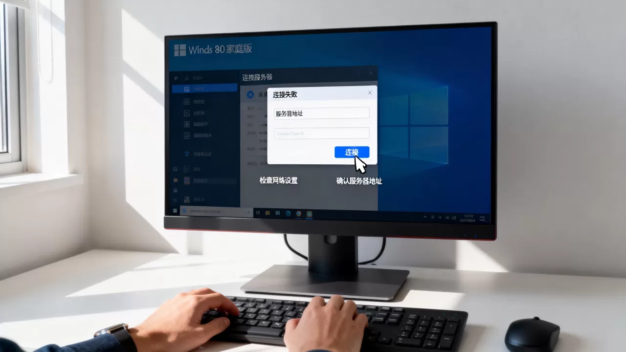 Win10家庭版怎么连接服务器,win10连接服务器失败怎么办 Win10家庭版怎么连接服务器,win10连接服务器失败怎么办