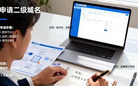 新网互联二级域名如何申请？, 有哪些优势和限制？