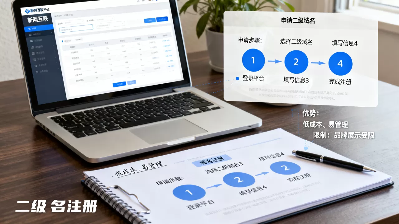 新网互联二级域名如何申请?, 有哪些优势和限制? 新网互联二级域名如何申请?, 有哪些优势和限制?