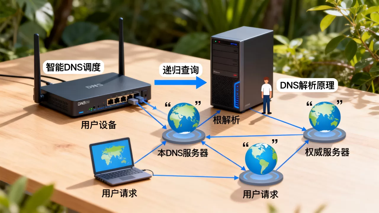 智能DNS调度如何实现用户就近访问?,DNS解析原理是什么? 智能DNS调度如何实现用户就近访问?,DNS解析原理是什么?