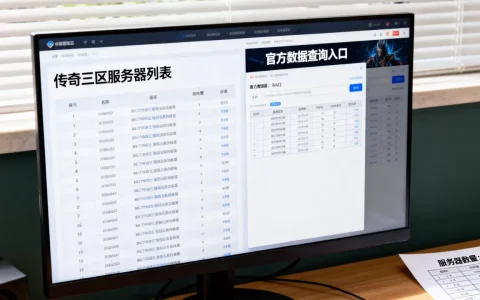 传奇三区到底有多少个服务器，在哪里能查到准确数据？