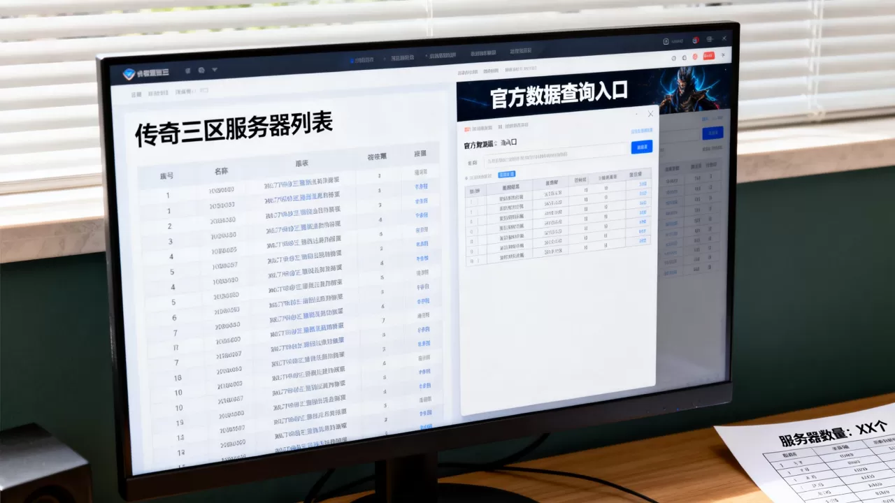 传奇三区到底有多少个服务器,在哪里能查到准确数据? 传奇三区到底有多少个服务器,在哪里能查到准确数据?