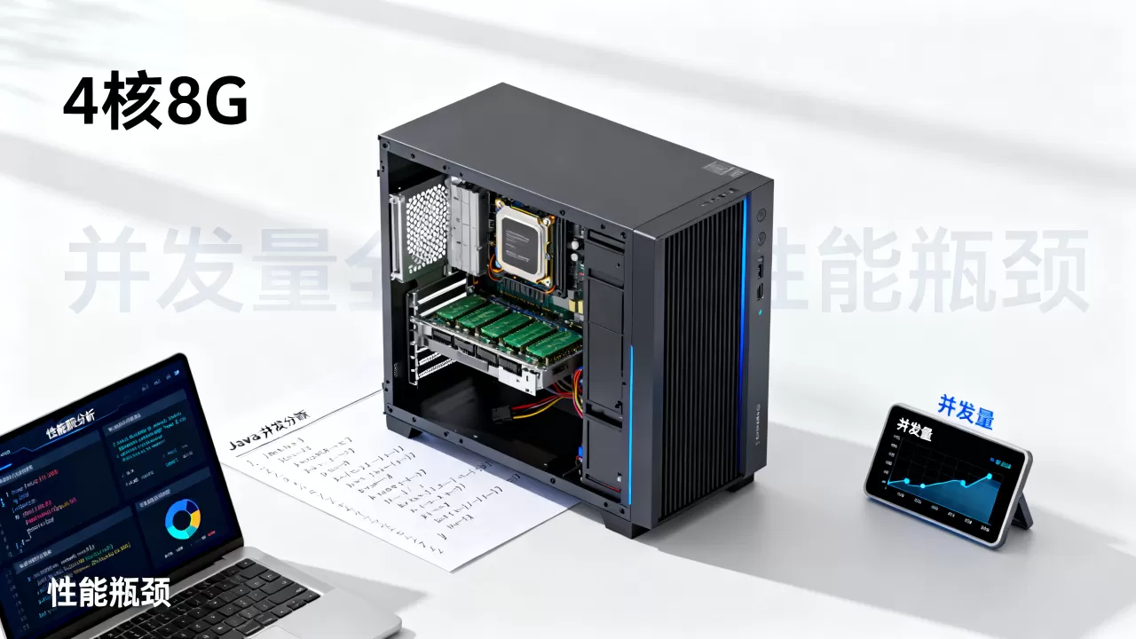 4核8G服务器Java并发量多少?,性能瓶颈在哪? 4核8G服务器Java并发量多少?,性能瓶颈在哪?