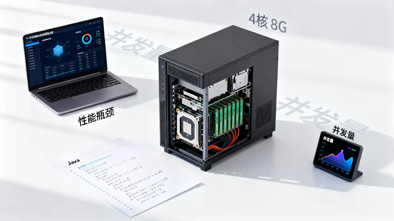 4核8G服务器Java并发量多少?,性能瓶颈在哪? 4核8G服务器Java并发量多少?,性能瓶颈在哪?