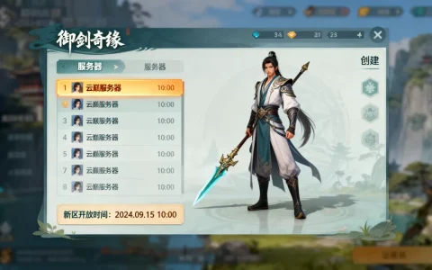 御剑奇缘哪个服务器人最多，御剑奇缘新区什么时候开