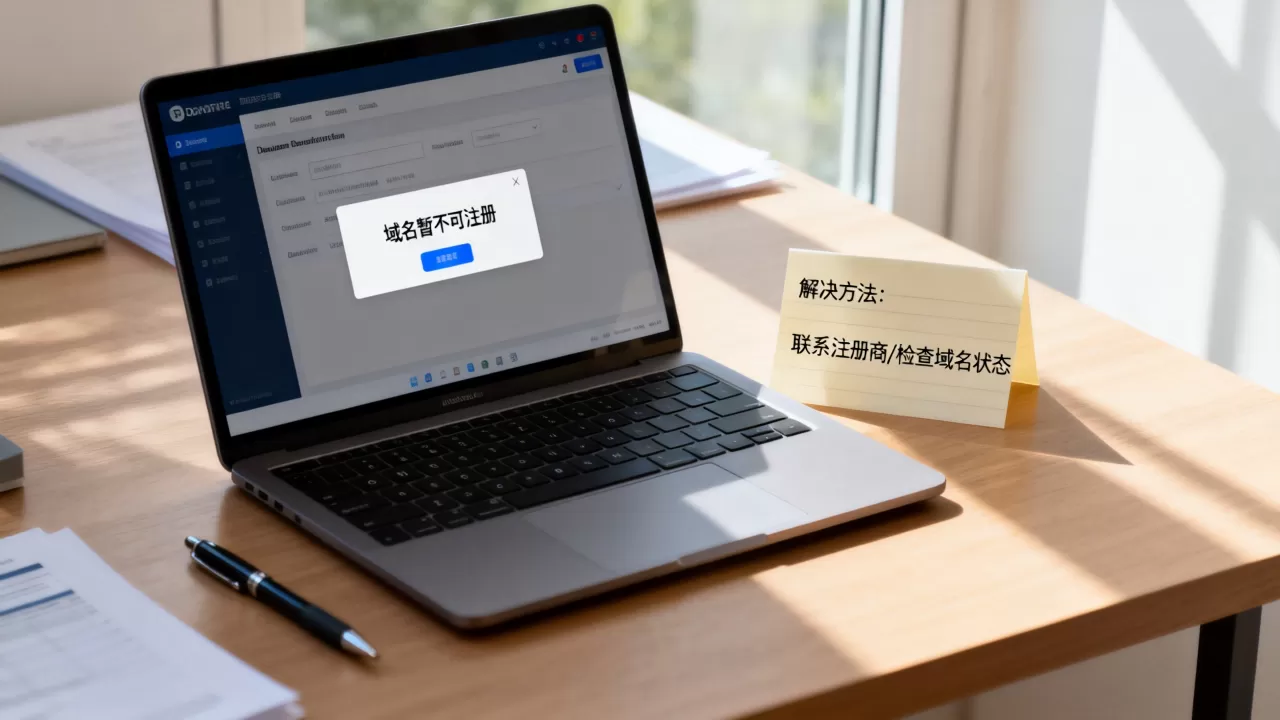 为什么域名显示暂不可注册,域名暂不可注册怎么解决 为什么域名显示暂不可注册,域名暂不可注册怎么解决