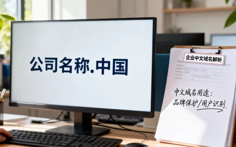 公司中文域名到底是什么意思呢，有什么用？