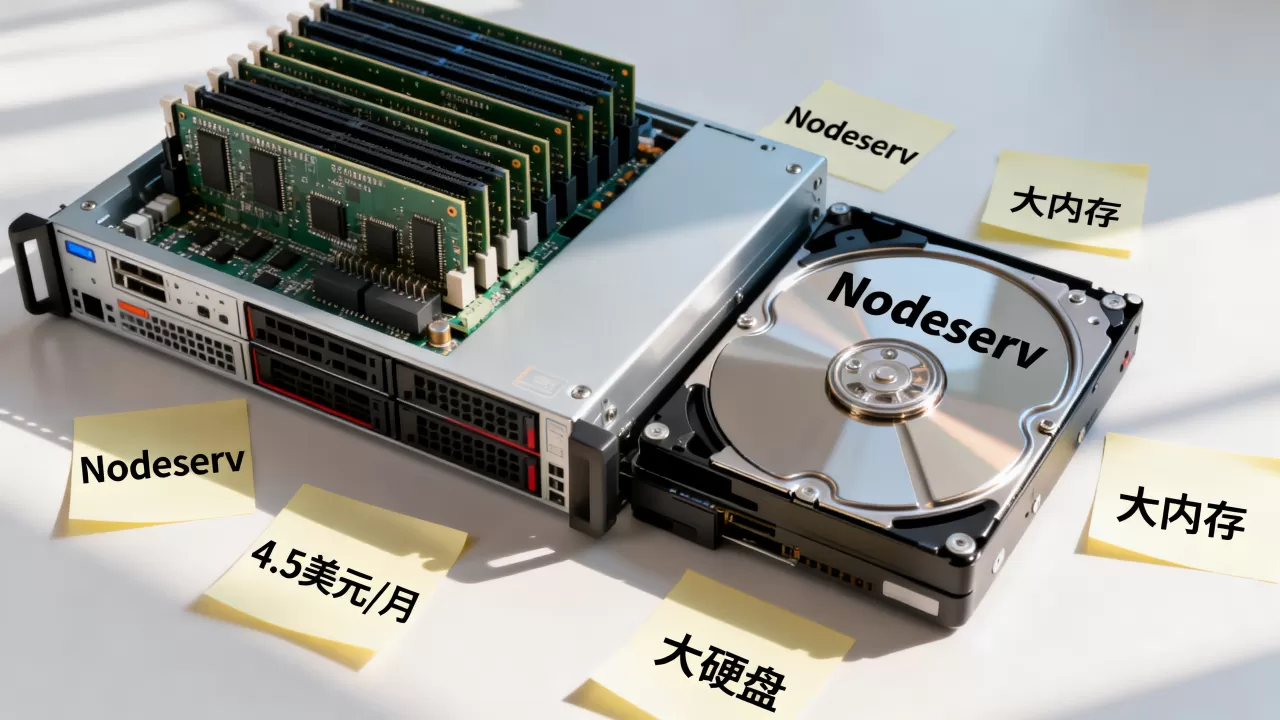 Nodeserv每月4.5美元能自选大内存大硬盘吗,值得买吗 Nodeserv每月4.5美元能自选大内存大硬盘吗,值得买吗