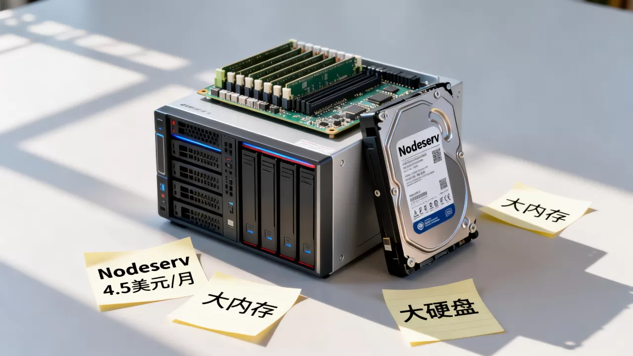 Nodeserv每月4.5美元能自选大内存大硬盘吗,值得买吗 Nodeserv每月4.5美元能自选大内存大硬盘吗,值得买吗