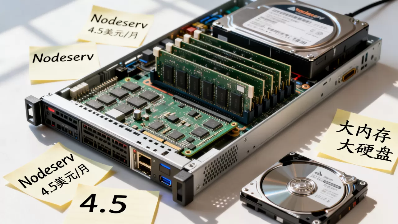 Nodeserv每月4.5美元能自选大内存大硬盘吗,值得买吗 Nodeserv每月4.5美元能自选大内存大硬盘吗,值得买吗