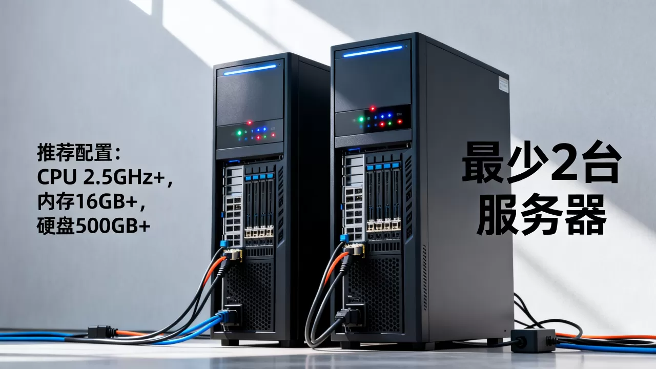 EC4 2最少需要几台服务器才能稳定运行,需要什么配置? EC4 2最少需要几台服务器才能稳定运行,需要什么配置?