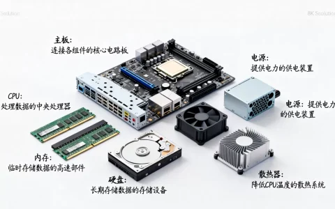 服务器由哪些部分组成及其功能是什么，服务器硬件配置怎么看？
