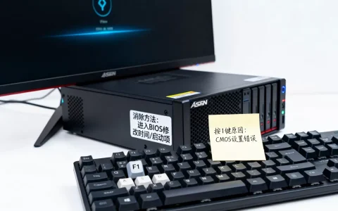华擎服务器开机为何要按F1键，服务器开机F1报错怎么消除