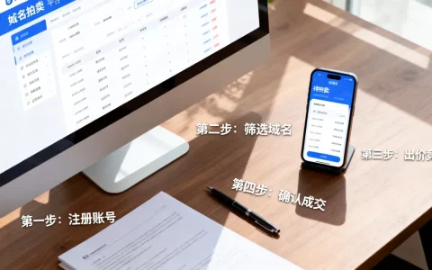 新手如何参与域名拍卖，域名拍卖流程有哪些步骤？