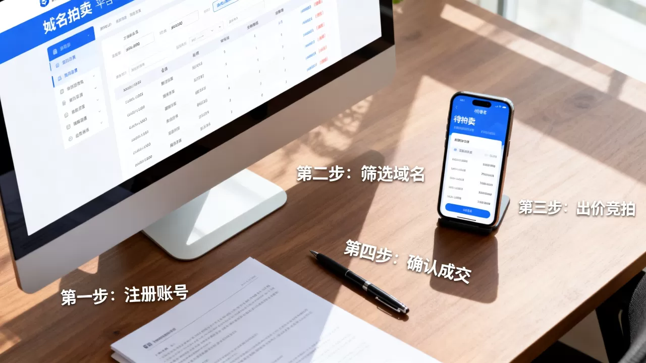 新手如何参与域名拍卖,域名拍卖流程有哪些步骤? 新手如何参与域名拍卖,域名拍卖流程有哪些步骤?